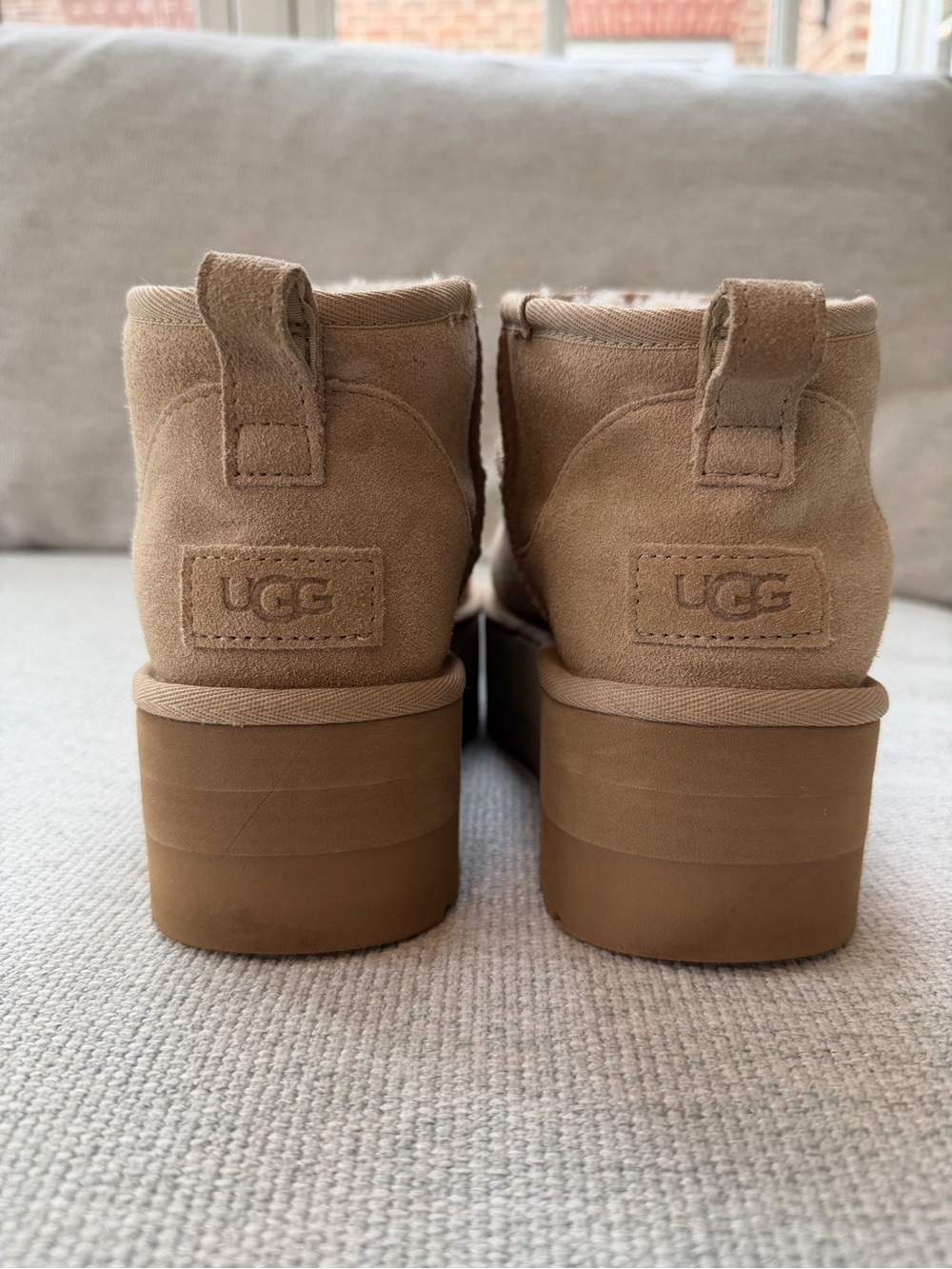 UGG Women's Ultra Mini Platform Boots in Chestnut Tan